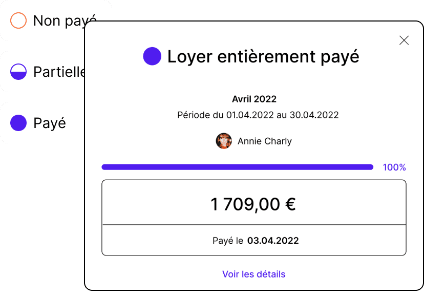 Notification de paiement